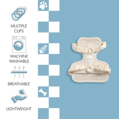 Show full view: THE LICKER STORE Arlo No Pull Dog & Cat Harness, Almond, X-Small: 11.8 to 17-in chest slide 3 of 11