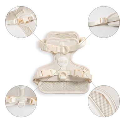 Show full view: THE LICKER STORE Arlo No Pull Dog & Cat Harness, Almond, X-Small: 11.8 to 17-in chest slide 5 of 11