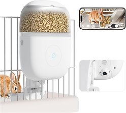 PATPET Camera & WiFi Automatic Hanging Cat & Small Pet Feeder, 1.8-liter