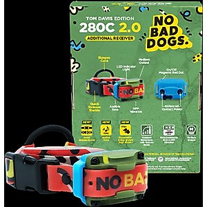 Dogtra Tom Davis Edition 280C 2.0 Additional Receiver Waterproof Remote Dog Training Collar, Green/Beige