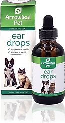 Arrowleaf Pet by NaturPet Inc. Dog & Cat Ear Drops, 100-ml bottle