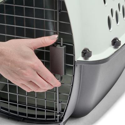 Show full view: Aspen Pet Fashion Dog & Cat Kennel, Pale Blue, 24-in slide 5 of 8