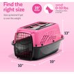 Show in main carousel: Petmate Two Door Top Load Dog & Cat Kennel, Pink, 19 inches, up to 10-lbs slide 3 of 9
