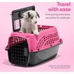 Show in main carousel: Petmate Two Door Top Load Dog & Cat Kennel, Pink, 19 inches, up to 10-lbs slide 4 of 9