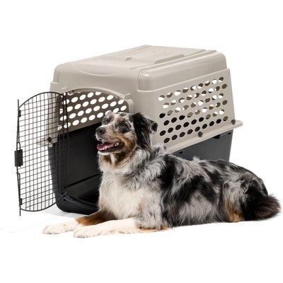 Petmate Petmate Vari Dog & Cat Kennel, Tan, 36-in, 50-70-lbs