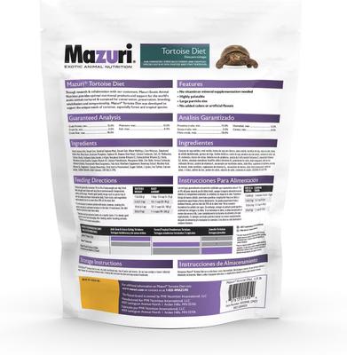 Show full view: Mazuri Original 5M21 Tortoise Food, 1.25-lb bag slide 2 of 10