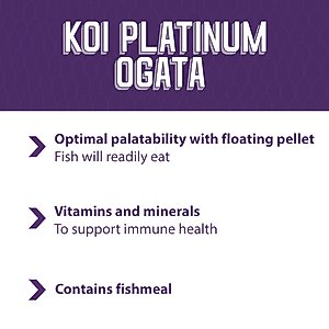 Mazuri Koi Platinum Ogata for Fish Over 12 Inches Food, 20-lb bag