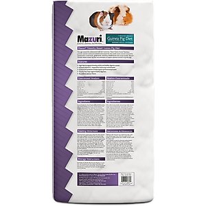 Mazuri Timothy-Based Guinea Pig Food, 25-lb bag