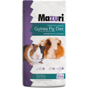 Mazuri Timothy-Based Guinea Pig Food, 25-lb bag