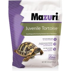 Mazuri Juvenile Tortoise Diet Low Starch Food, 8-oz bag