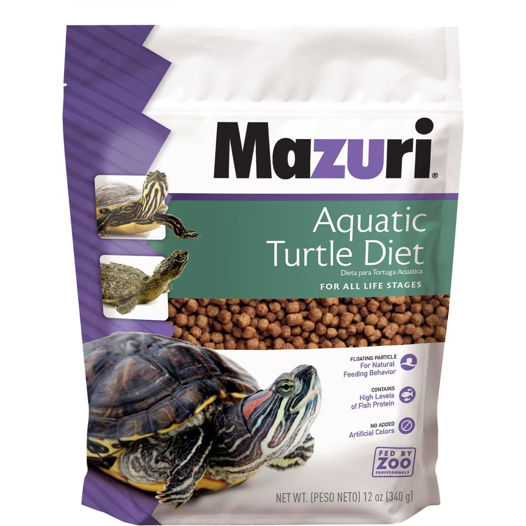 Mazuri Aquatic Turtle Food, 12-oz bag