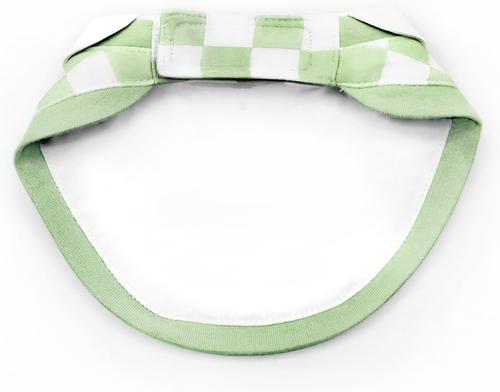 Show full view: florence by mills Florence Woven Dog Bib, Green, XX-Small/X-Small slide 4 of 5