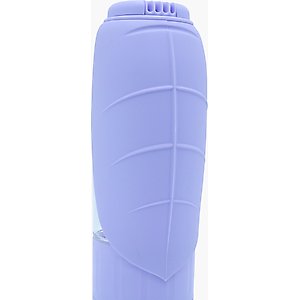 florence by mills Portable Dog Water Bottle with Feeder, Purple