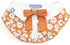 florence by mills Florence Woven Dog Bib, Orange, XX-Small/X-Small
