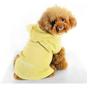 florence by mills Florence Dog Hoodie, Yellow, Medium