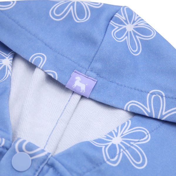 Show full view: florence by mills Florence Dog Hoodie, Blue, Medium slide 4 of 4