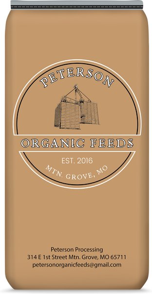 Peterson Organic Feeds 18% Protein Layer Chicken Feed, 50-lb bag
