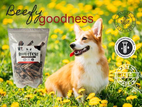 Show full view: Waveland Paws Beef Meaty Sticks Dog Treats, 10-oz bag slide 5 of 8