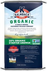 Kalmbach Feeds Organic 20% Protein Starter Grower Crumbles Poultry Feed, 35-lb bag slide 2 of 5