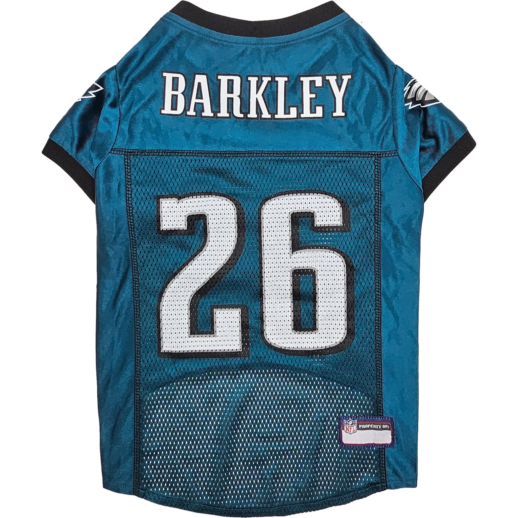 Pets First NFL Player Dog Jersey, X-Large, Saquon Barkley