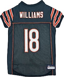 Pets First NFL Player Dog Jersey, X-Large, Caleb Williams