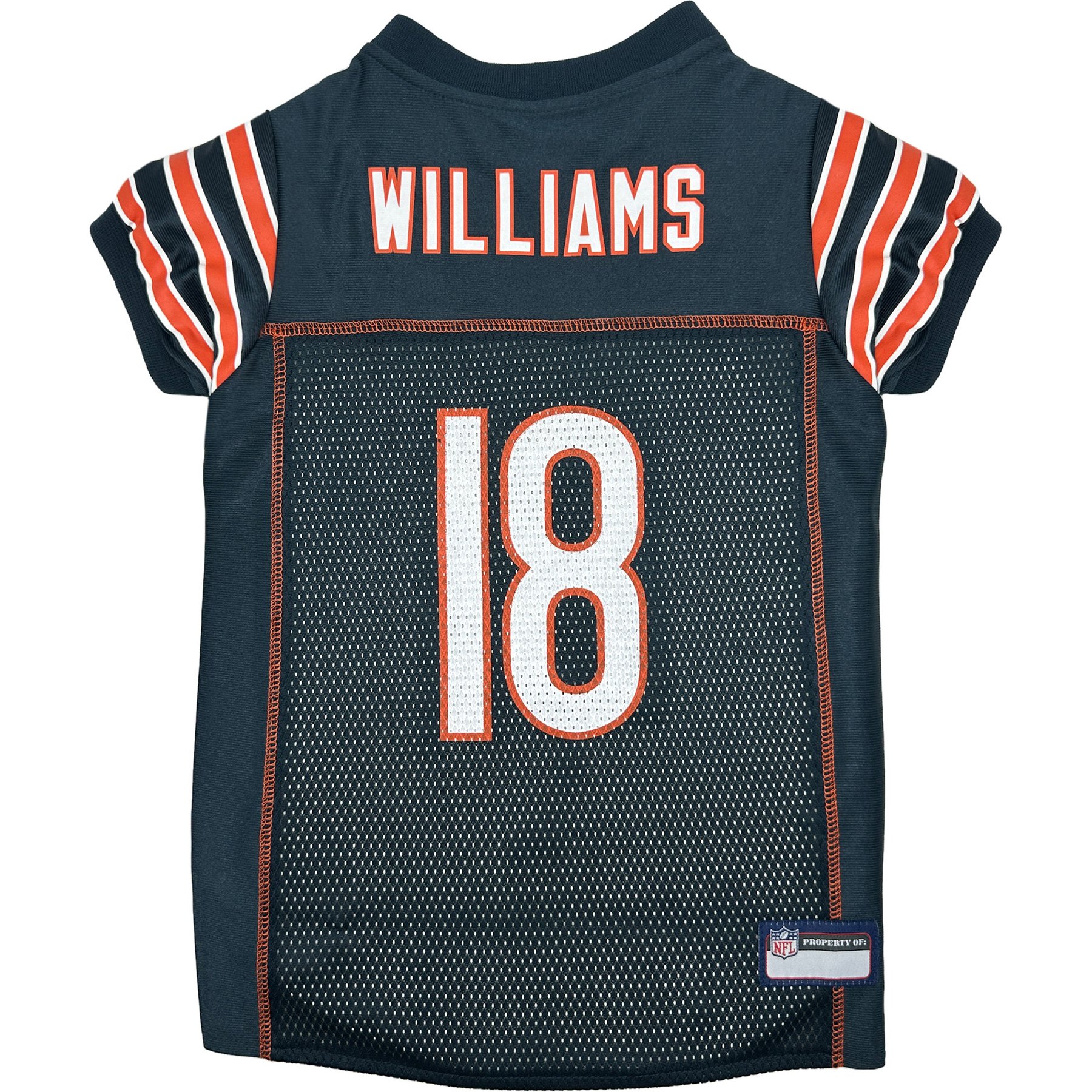Pets First NFL Player Dog Jersey, Medium, Caleb Williams