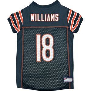 Pets First NFL Player Dog Jersey, Large, Caleb Williams