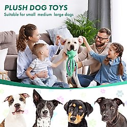 Nocciola Viral Select Octopus Squeaky Plush Dog Toy, Green slide 2 of 8