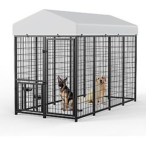Lucky Dog Chain Link Dog Kennel