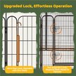 Show in main carousel: Yaheetech Foldable Dog Playpen, Black, 16-Panel, 24-in slide 6 of 6