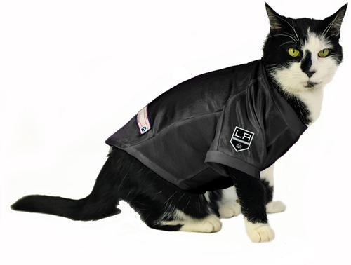Show full view: Littlearth NHL Stretch Dog & Cat Jersey, Los Angeles Kings, X-Small slide 4 of 7