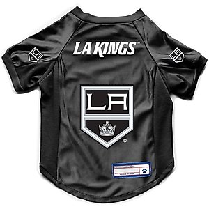 Littlearth NHL Stretch Dog & Cat Jersey, Los Angeles Kings, X-Large