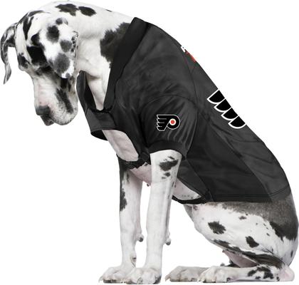 Show full view: Littlearth NHL Stretch Dog & Cat Jersey, Philadelphia Flyers, Big Dog slide 2 of 6
