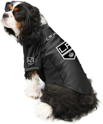 Show full view: Littlearth NHL Stretch Dog & Cat Jersey, Los Angeles Kings, X-Small slide 2 of 7