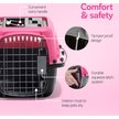 Show in main carousel: Petmate Two Door Top Load Dog & Cat Kennel, Pink, 19 inches, up to 10-lbs slide 5 of 9