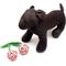 Show in main carousel: The Worthy Dog Cherries Jubilee Squeaky Plush Dog Toy, Pink, Small slide 4 of 4
