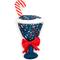 Show in main carousel: The Worthy Dog Christmas Holiday Cheer Squeaky Plush Dog Toy, Navy, Small slide 1 of 3