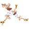 Show in main carousel: The Worthy Dog S'mores Squeaky Plush Dog Toy, Beige, Large slide 2 of 3