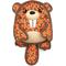 Show in main carousel: The Worthy Dog Beaver Squeaky Plush Dog Toy, Orange, Small slide 1 of 4
