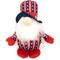 Show in main carousel: The Worthy Dog Uncle Sam Gnome Squeaky Plush Dog Toy, Red/White/Blue, Small slide 1 of 3