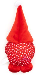 The Worthy Dog Cupid Gnome Squeaky Plush Dog Toy, Red, Small slide 2 of 3