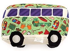 The Worthy Dog Happy Camper Squeaky Plush Dog Toy slide 2 of 4