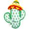Show in main carousel: The Worthy Dog Cactus Squeaky Plush Dog Toy, Green, Small slide 3 of 3