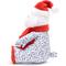 Show in main carousel: The Worthy Dog Christmas Polar Bear Squeaky Plush Dog Toy, Blue, Large slide 4 of 5