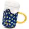 Show in main carousel: The Worthy Dog Cheers! Squeaky Plush Dog Toy, Navy, Small slide 1 of 2
