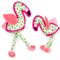 Show in main carousel: The Worthy Dog Flamingo Squeaky Plush Dog Toy, Pink, Large slide 3 of 3