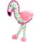 Show in main carousel: The Worthy Dog Flamingo Squeaky Plush Dog Toy, Pink, Large slide 1 of 3