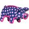 Show in main carousel: The Worthy Dog Wilbur Pig Squeaky Plush Dog Toy, Navy, Large slide 1 of 3