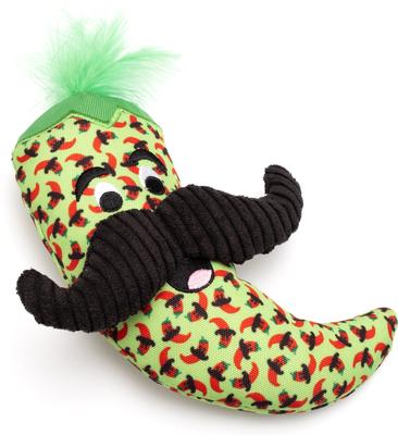 Show full view: The Worthy Cat Chili Pepper Plush Cat Toy with Catnip, Lime slide 2 of 3