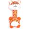 Show in main carousel: The Worthy Dog Fox Long Neck Squeaky Plush Dog Toy, Orange slide 1 of 3